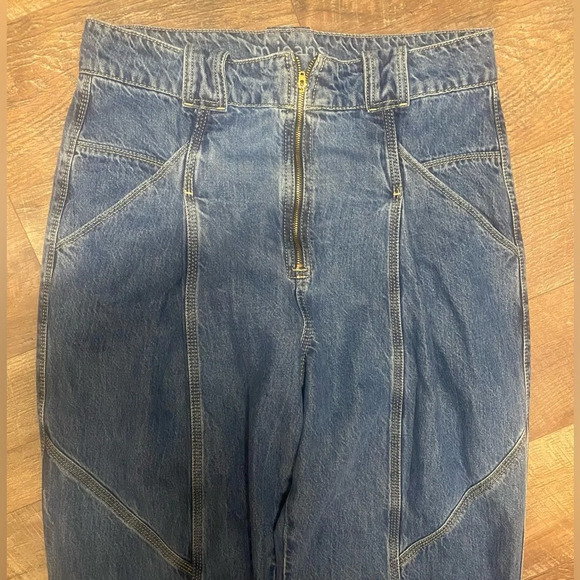 Maurices M. Jeans NWOT Y2K Baggy Straight Leg Jeans Size 16 Regular - Picture 2 of 7
